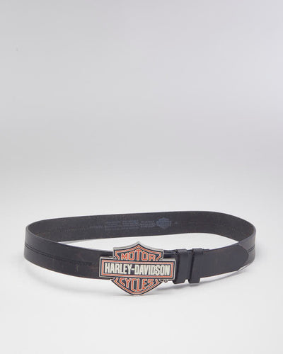 Vintage Harley Davidson Leather Belt - W32 - W37