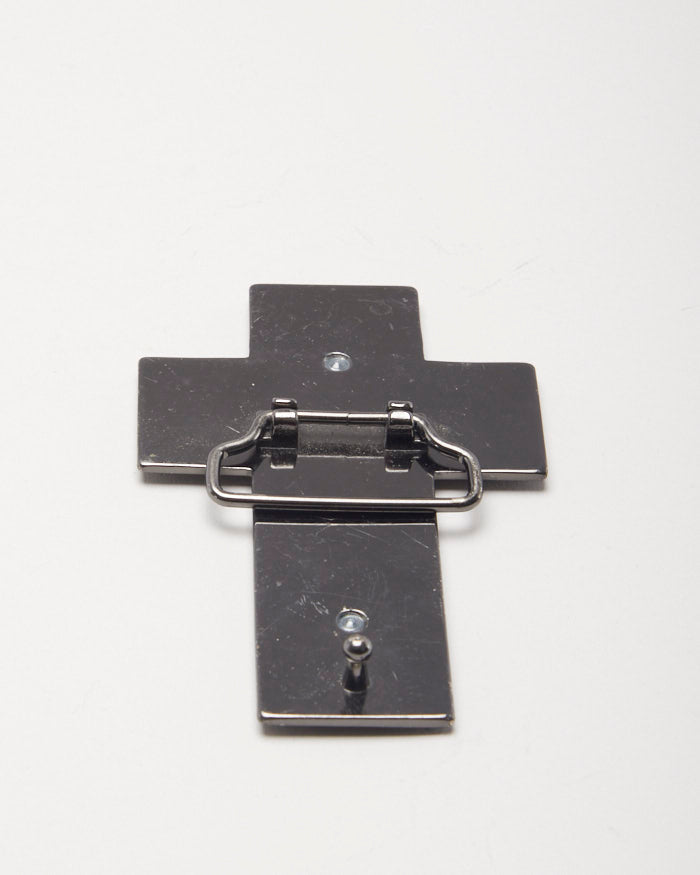 Vintage Y2k 00s Guess Cross Belt Buckle