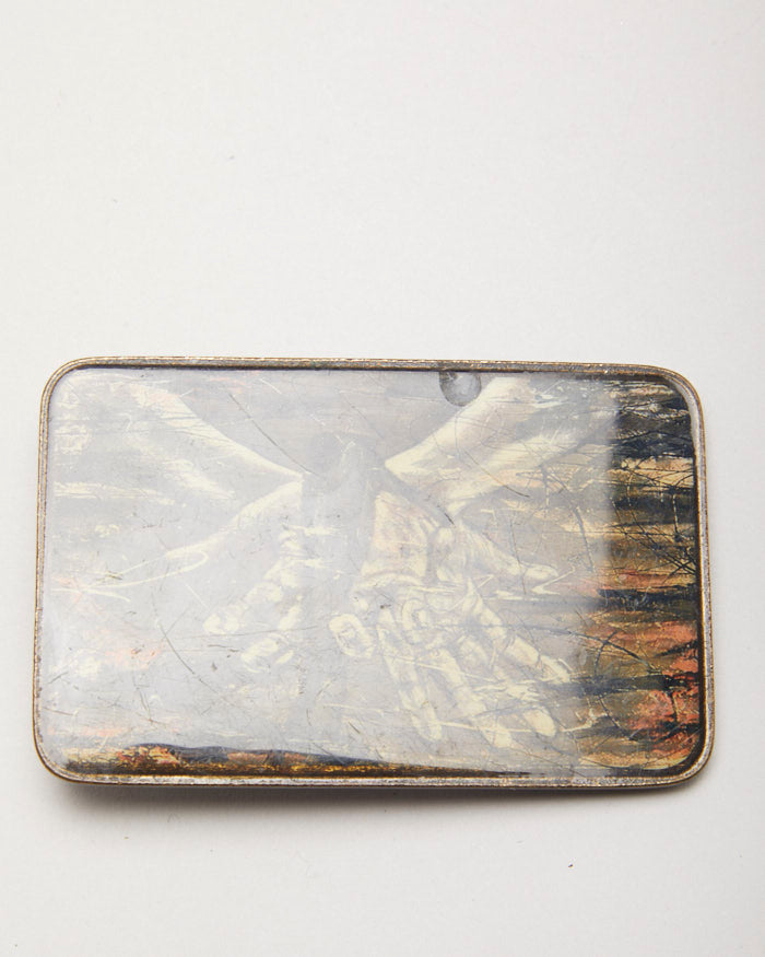 Grungey Rectangle Belt Buckle
