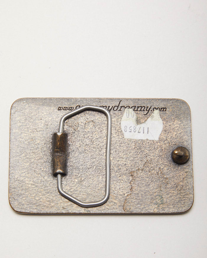 Grungey Rectangle Belt Buckle