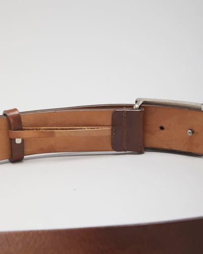 Etro Brown Leather Belt - W33-W37