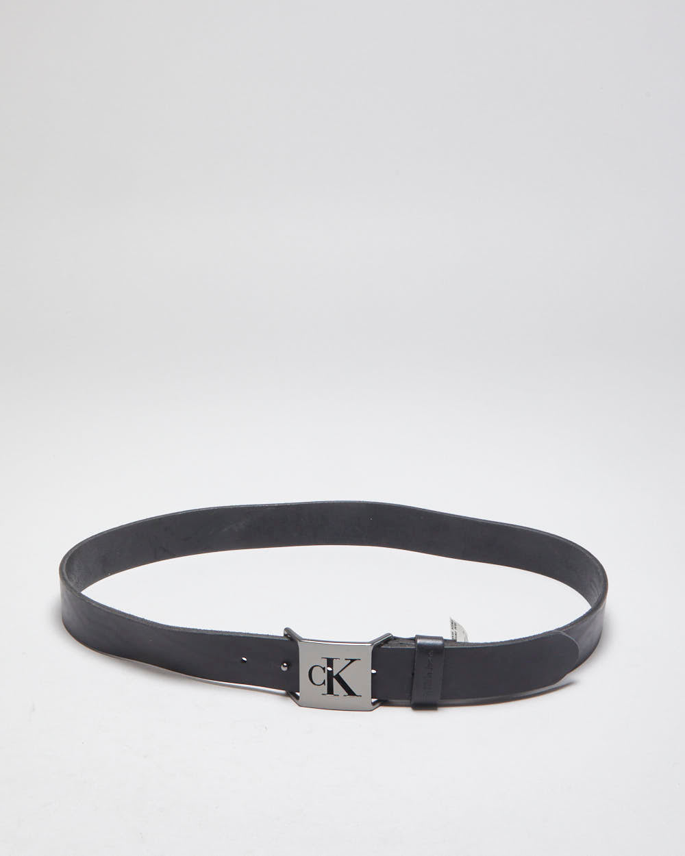 Calvin Klein Black Leather Belt - W33-W37
