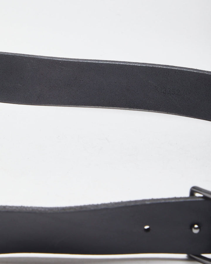 Calvin Klein Black Leather Belt - W33-W37