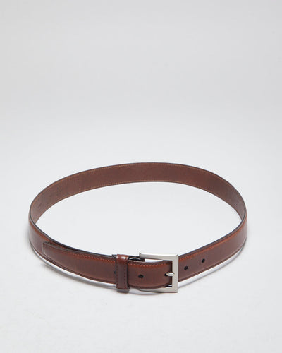 Calvin Klein Brown Leather Belt - W32-W36