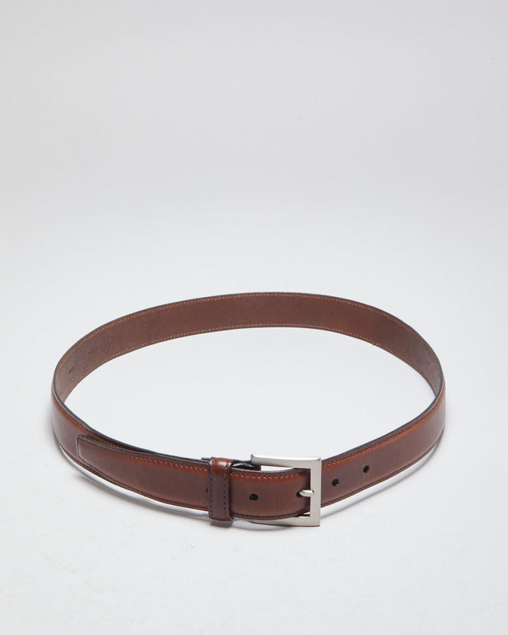 Calvin Klein Brown Leather Belt - W32-W36