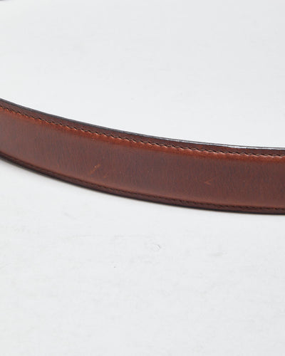Calvin Klein Brown Leather Belt - W32-W36