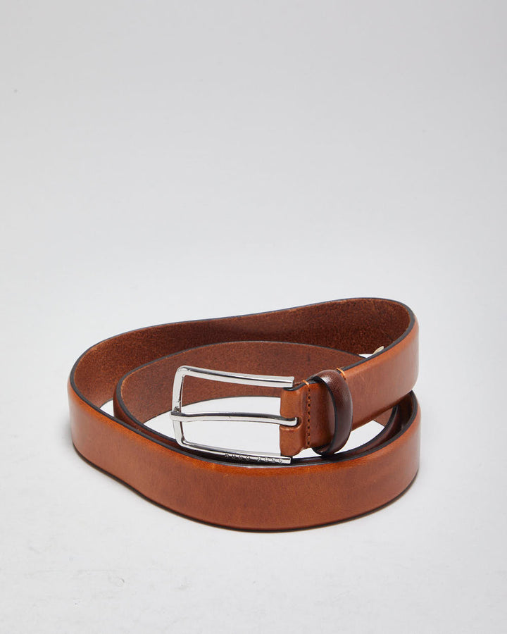 Hugo Boss Brown Leather Belt - W31-W35
