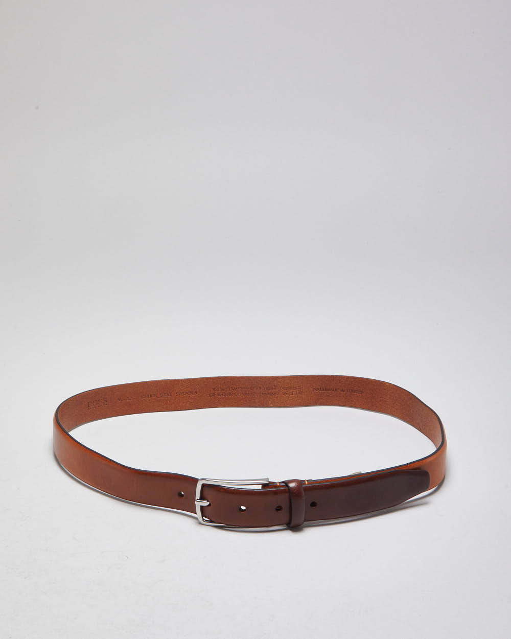Hugo Boss Brown Leather Belt - W31-W35