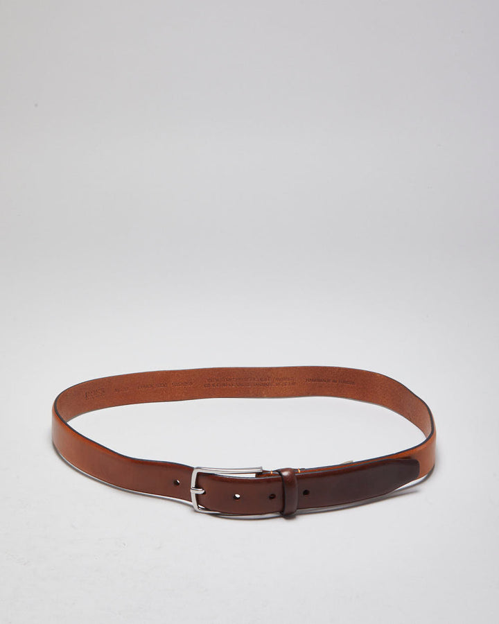 Hugo Boss Brown Leather Belt - W31-W35