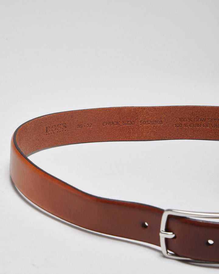 Hugo Boss Brown Leather Belt - W31-W35