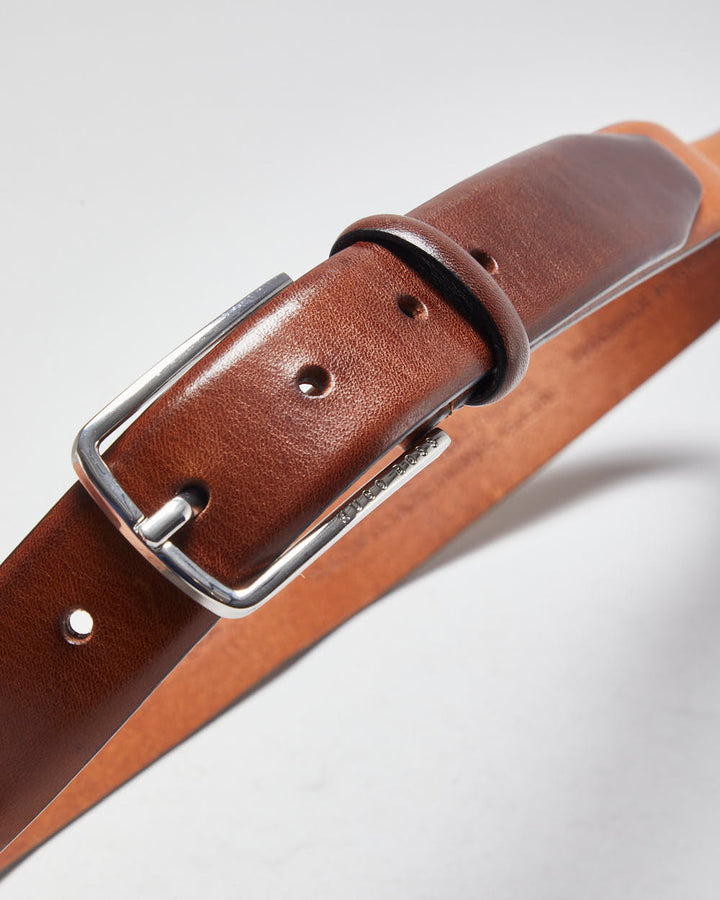 Hugo Boss Brown Leather Belt - W31-W35