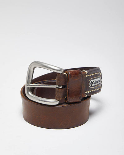 Vintage Columbia Brown Leather Belt - W32-W37