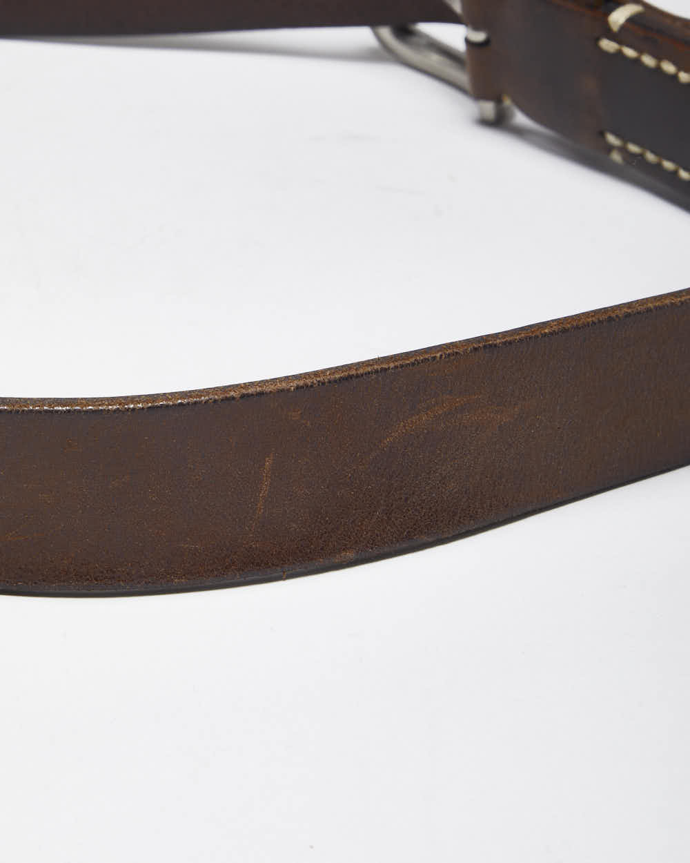 Vintage Columbia Brown Leather Belt - W32-W37