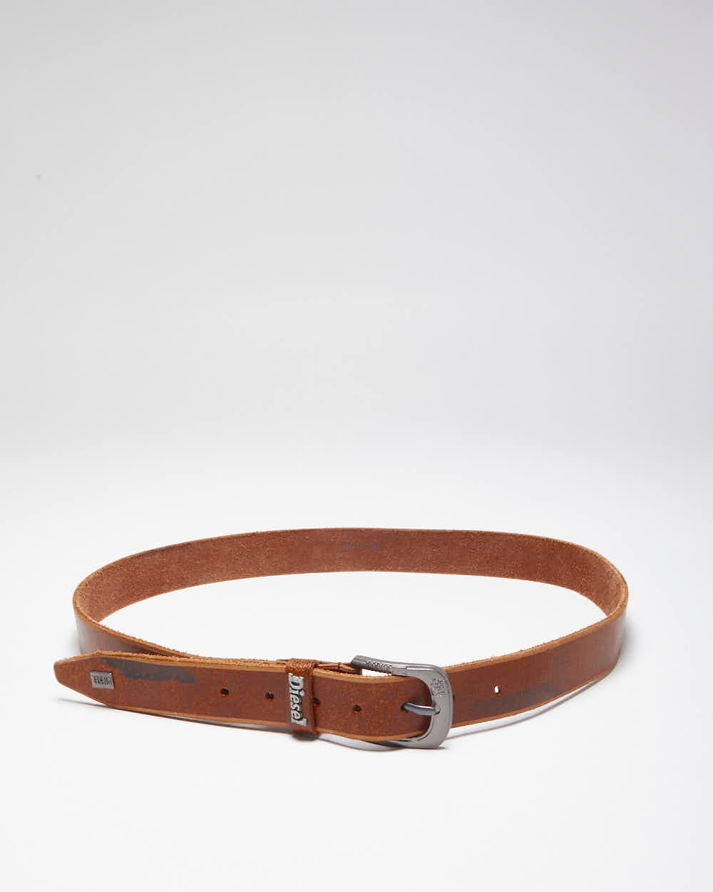 Vintage Diesel Brown Leather Belt - W39-W46