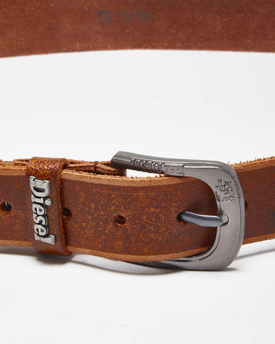 Vintage Diesel Brown Leather Belt - W39-W46