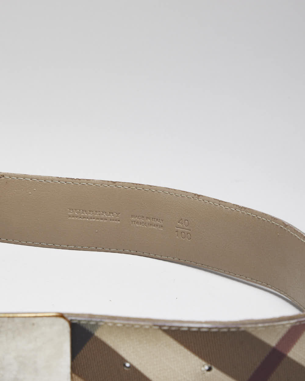 Vintage Burberry Nova Check Belt - W30-W37