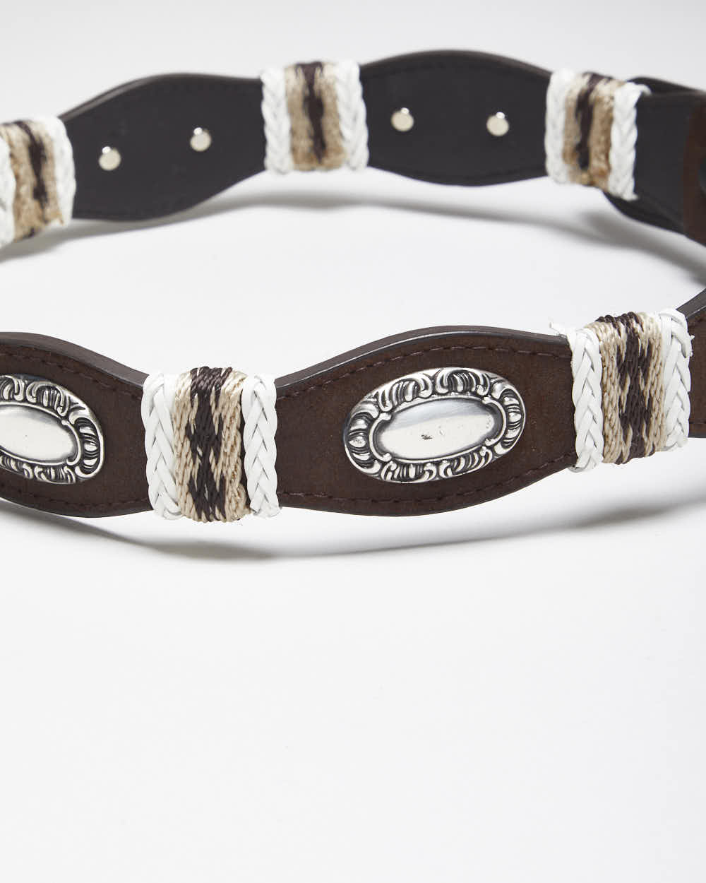 Vintage 90's Western Style Leather Belt - W26 - W31
