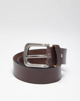 Vintage Y2K Harley Davidson Embossed Brown Leather Belt - W31 - W35