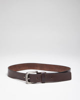 Vintage Y2K Harley Davidson Embossed Brown Leather Belt - W31 - W35