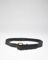 Vintage 90's Levi's Black Leather Belt - W31 - W36