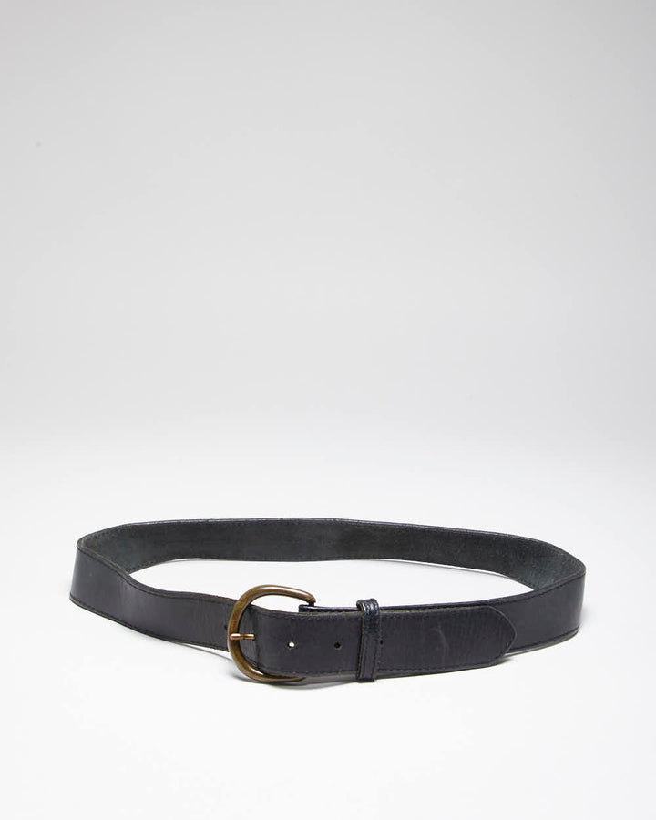 Vintage 90's Levi's Black Leather Belt - W31 - W36