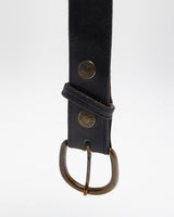 Vintage 90's Levi's Black Leather Belt - W31 - W36