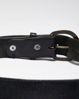 Vintage 90's Levi's Black Leather Belt - W31 - W36