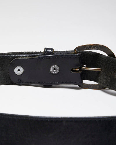 Vintage 90's Levi's Black Leather Belt - W31 - W36