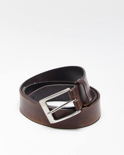 Vintage Danier Brown Leather Belt - W33-W38