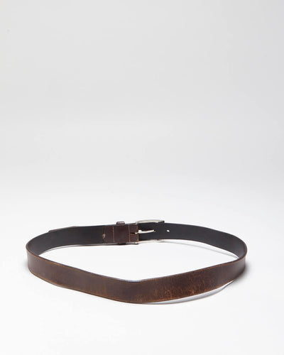 Vintage Danier Brown Leather Belt - W33-W38