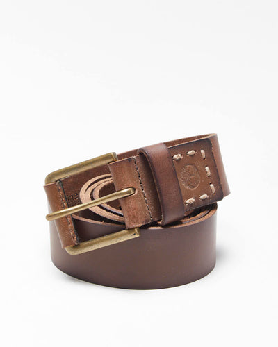 Vintage Timberland Brown Leather Belt - W34-W38