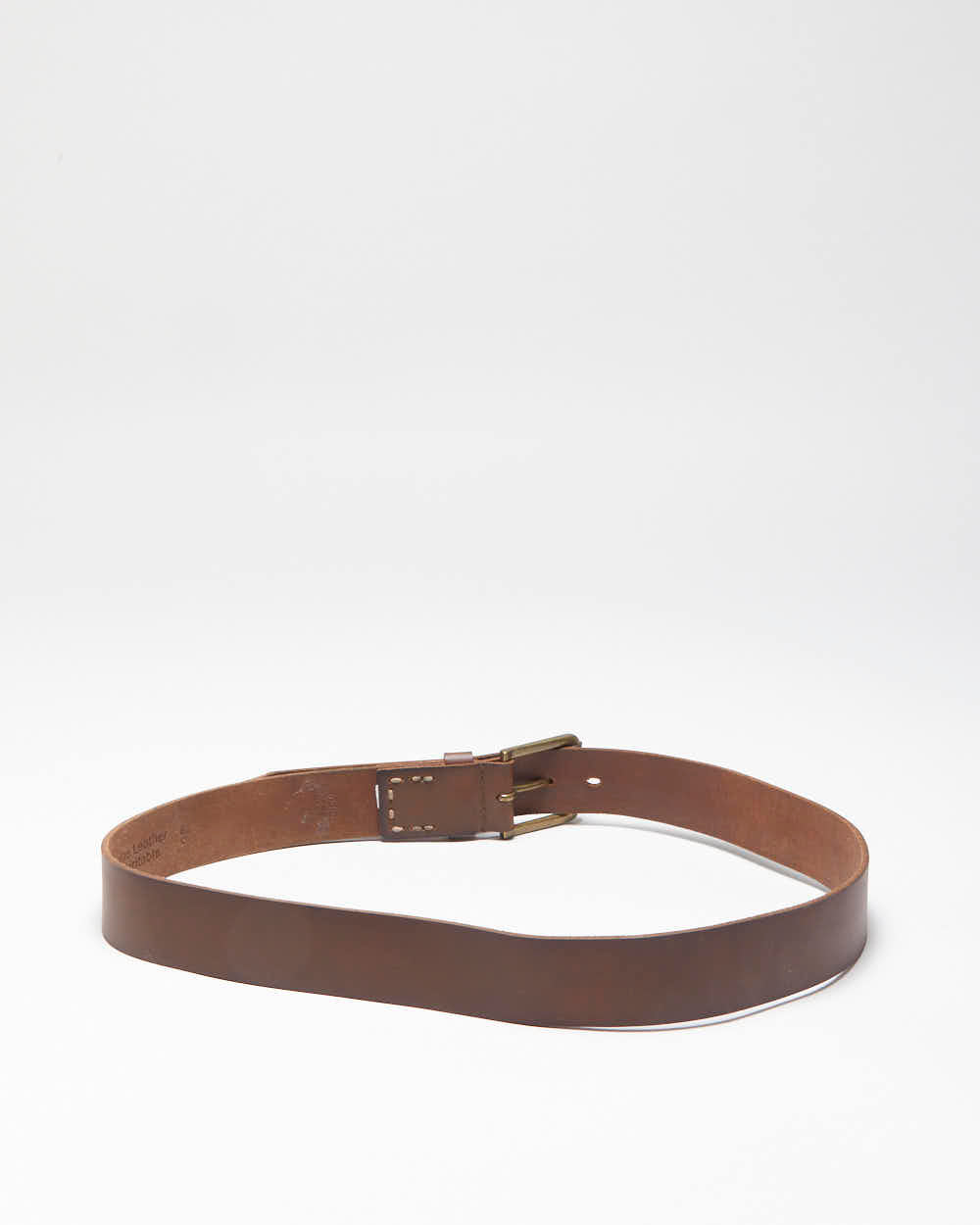 Vintage Timberland Brown Leather Belt - W34-W38