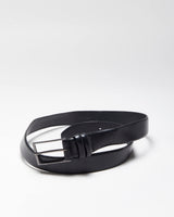 Vintage Hugo Boss Black Leather Belt - W37-W41