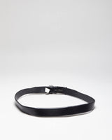 Vintage Hugo Boss Black Leather Belt - W37-W41