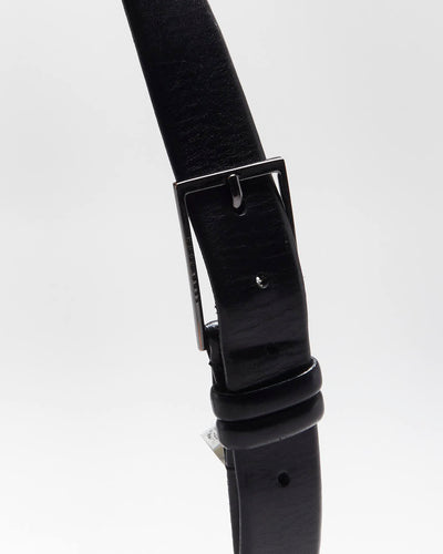 Vintage Hugo Boss Black Leather Belt - W37-W41