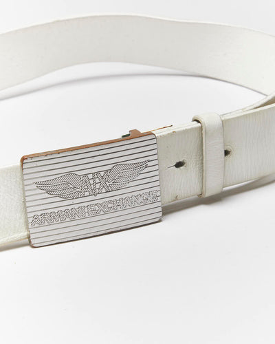 Vintage Armani Exchange Leather Belt - W33-W37