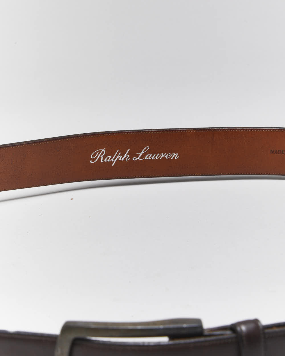 Vintage Ralph Lauren Leather Belt - W40-W44