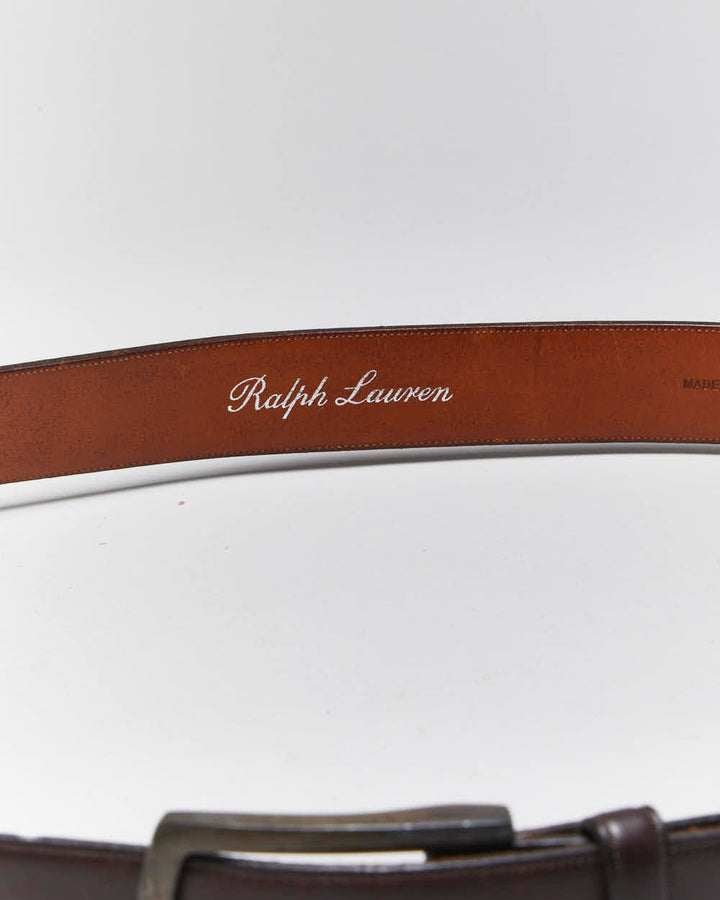 Vintage Ralph Lauren Leather Belt - W40-W44