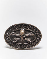 Vintage Skull &amp; Cross Bones Belt Buckle