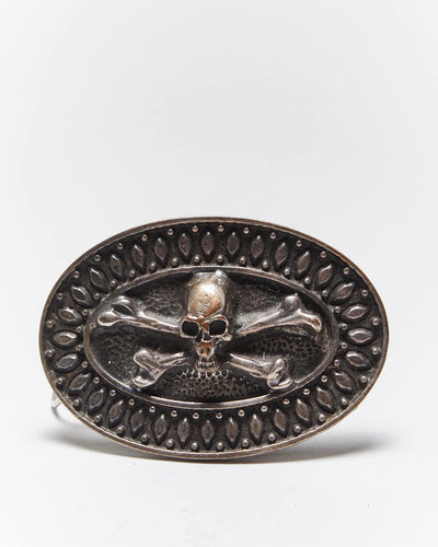 Vintage Skull & Cross Bones Belt Buckle