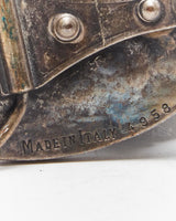 Vintage Skull &amp; Cross Bones Belt Buckle