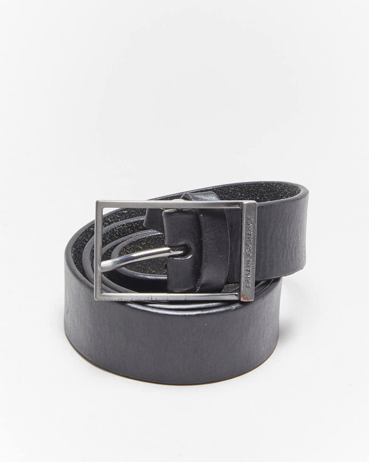 Vintage Armani Exchange Leather Belt - W34-38