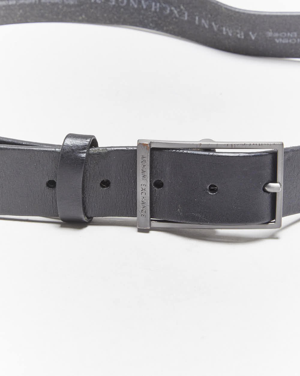 Vintage Armani Exchange Leather Belt - W34-38