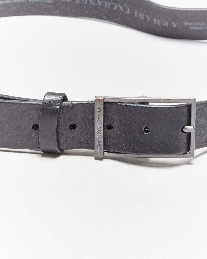 Vintage Armani Exchange Leather Belt - W34-38