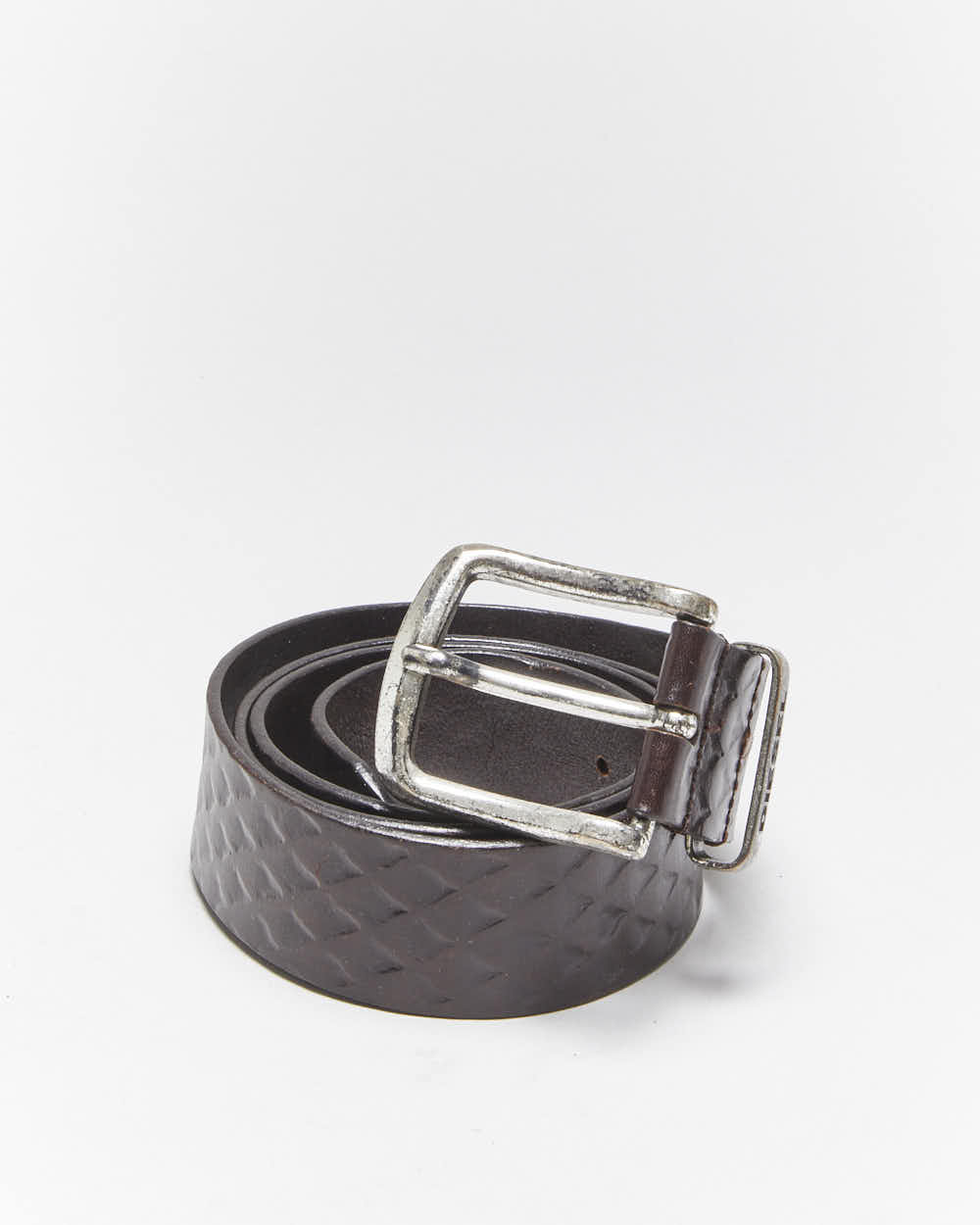 Vintage Y2k 00s Diesel Leather Belt - W34-W38