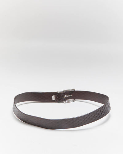 Vintage Y2k 00s Diesel Leather Belt - W34-W38