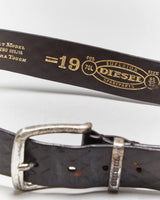 Vintage Y2k 00s Diesel Leather Belt - W34-W38