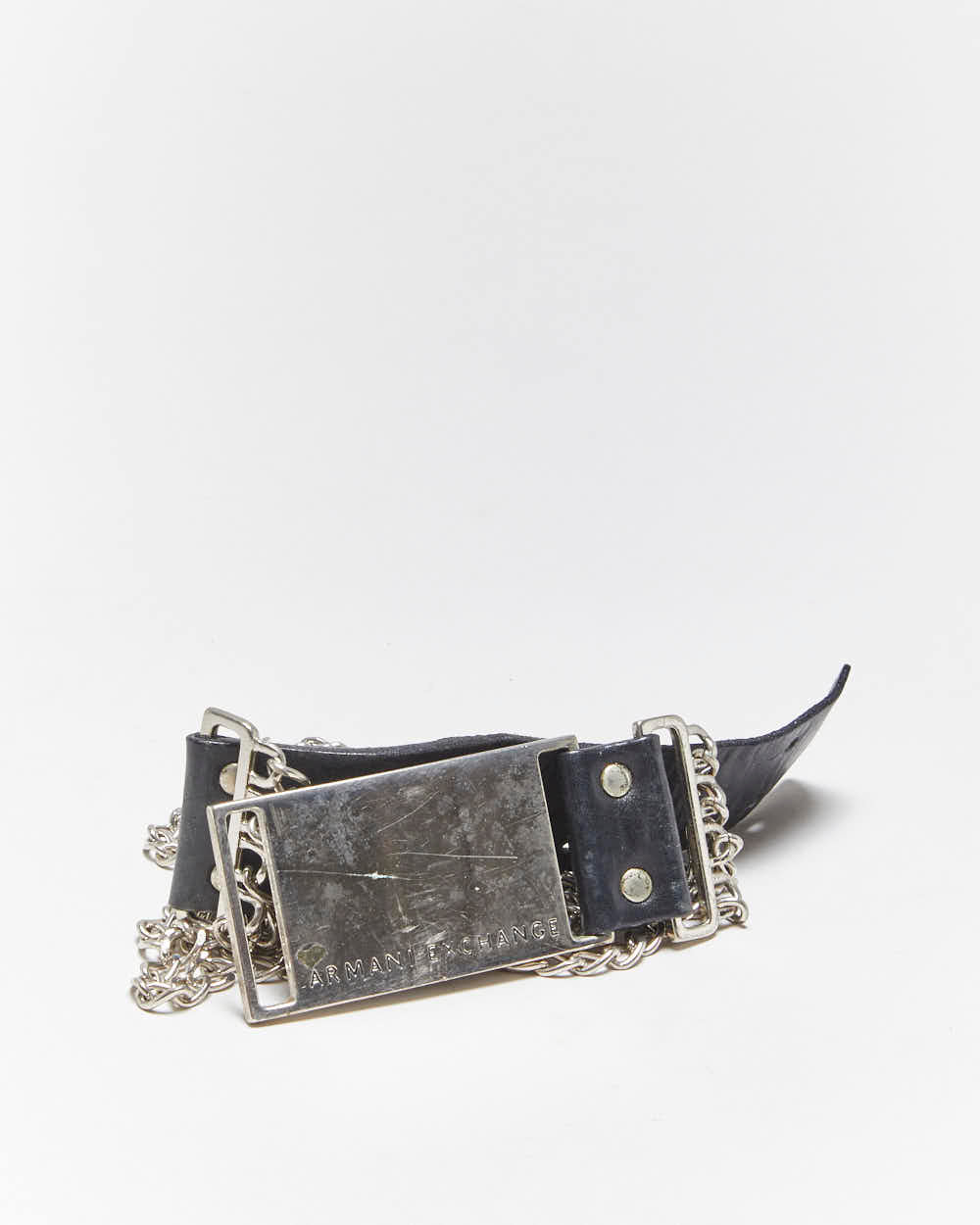 Vintage Y2k 00s Armani Exchange Chain Belt - W33-W34