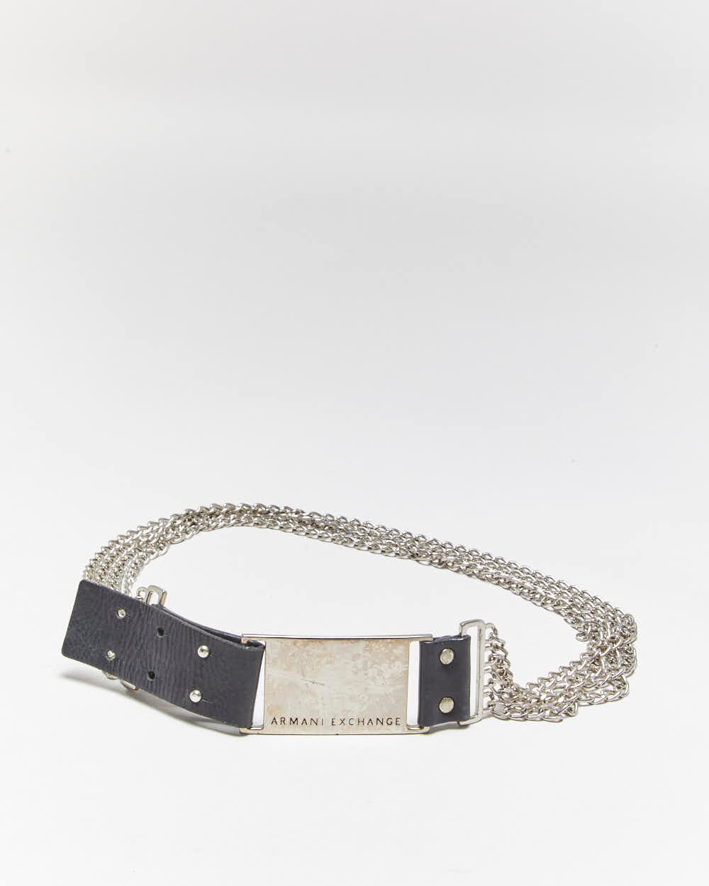 Vintage Y2k 00s Armani Exchange Chain Belt - W33-W34