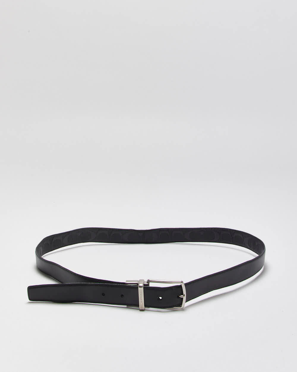 Vintage 00s Coach Embossed Leather Belt - W33-W37